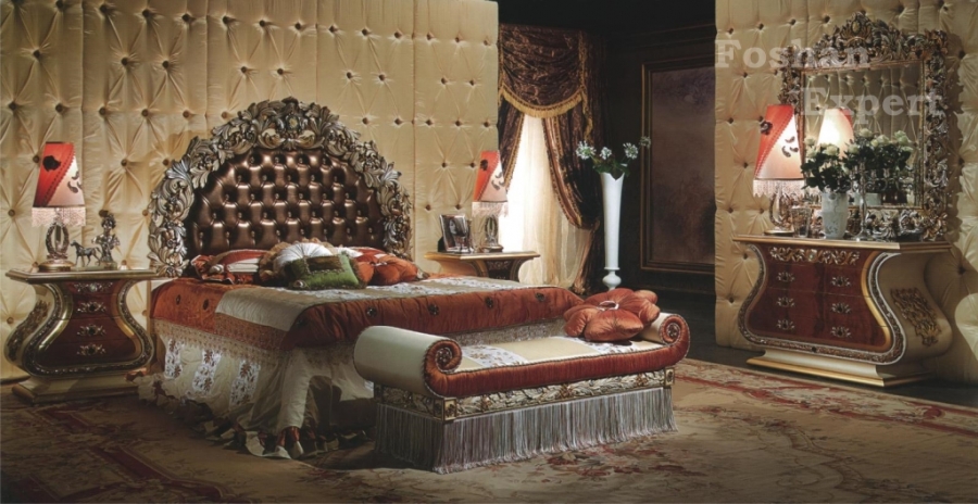 Интерьер спальни в стиле Барокко